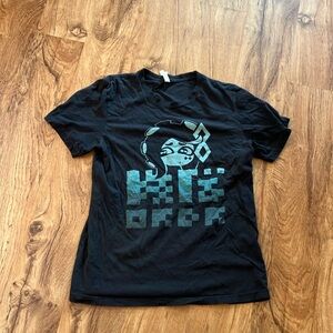 Black Graphic  splatoon T-Shirt medium